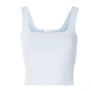 A.L.C Victoria Knit Top in Light Blue